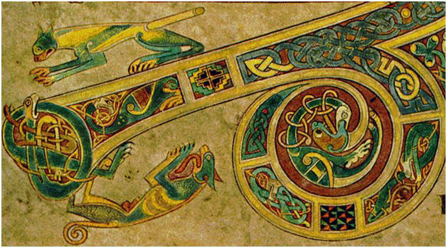 Livre de Kells, l’un des plus remarquables manuscrits enluminés - © DR