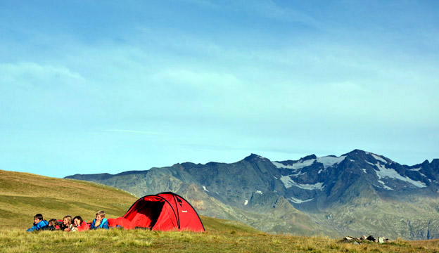 Bivouac en famille - © DR