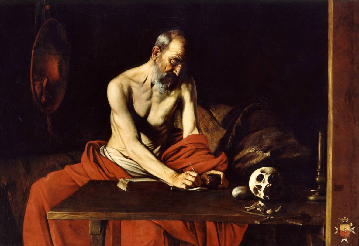 Saint Jérôme écrivant, Michelangelo Merisi da Caravaggio, 1608 - Oratoire de la Co-cathédrale Saint-Jean, La Valette - © Office du Tourisme de Malte Saint Jérôme écrivant, Michelangelo Merisi da Caravaggio, 1608 - Oratoire de la Co-cathédrale Saint-Jean, La Valette - © Office du Tourisme de Malte