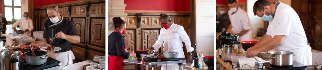 Les chefs en action - © DR