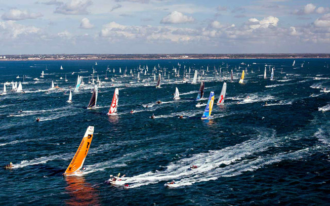 Départ du Vendée Globe 2016 - © Vincent Curutche