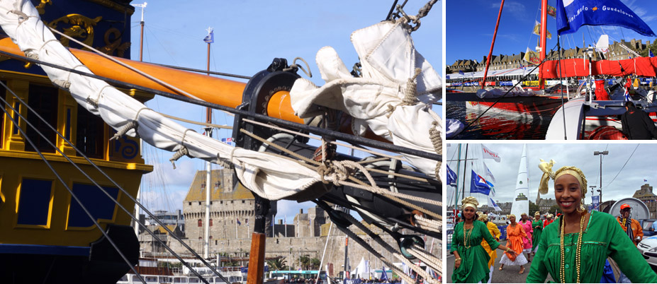 La cité corsaire en fête au moment de la Route du Rhum © David Raynal