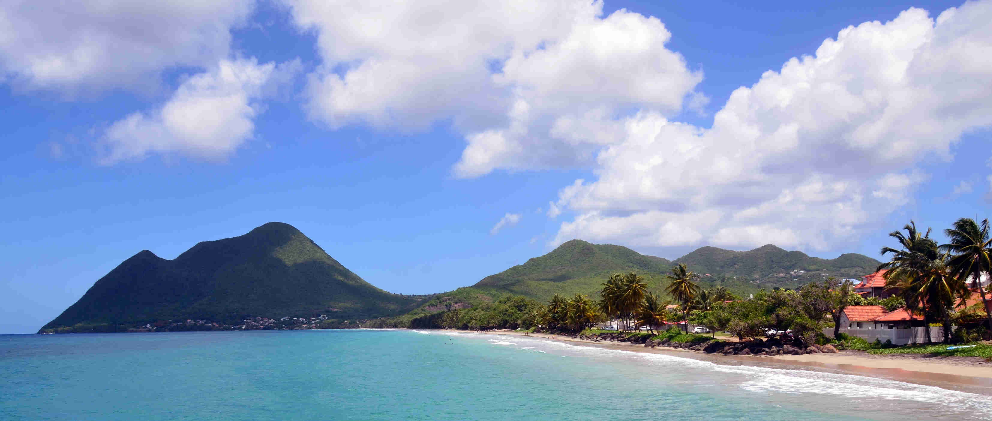 La longue plage du Diamant en Martinique - © David Raynal