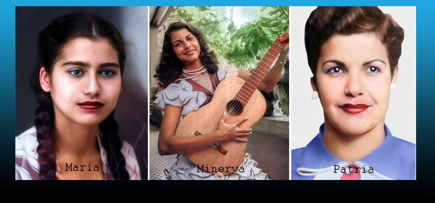Maria - Minerva - Patria Mirabal - © DR Maria - Minerva - Patria Mirabal - © DR