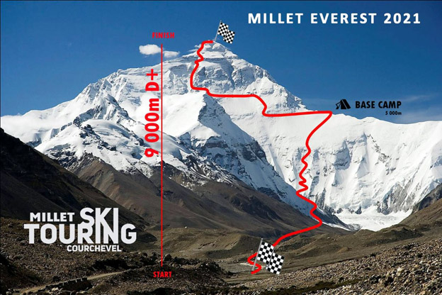 Courchevel camp de base de la Millet Everest 2021