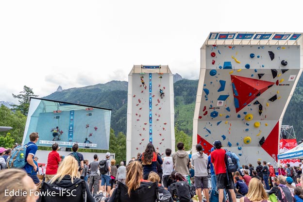 Coupe du monde d'escalade - Chamonix 2019 - © Eddie Fowke