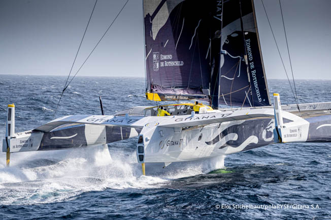 Gitana, Maxi Edmond de Rothschild - Franck Cammas/ Charles Caudrelier - © Eloi Stichelbaut/polaRYSE/Gitana S.A.