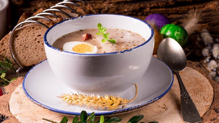 Zurek, une soupe polonaise à base de farine de seigle - © OT Pologne