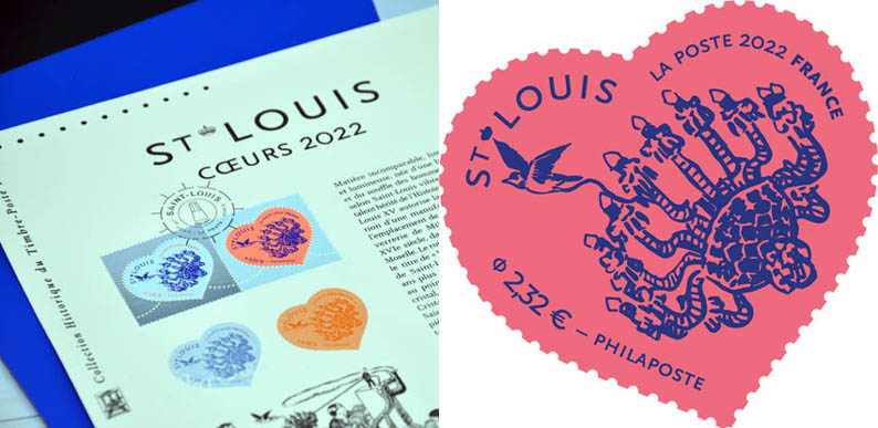 L'édition du timbre Coeur 2022 est consacrée à la cristallerie Saint-Louis. @ Hugues Micol.