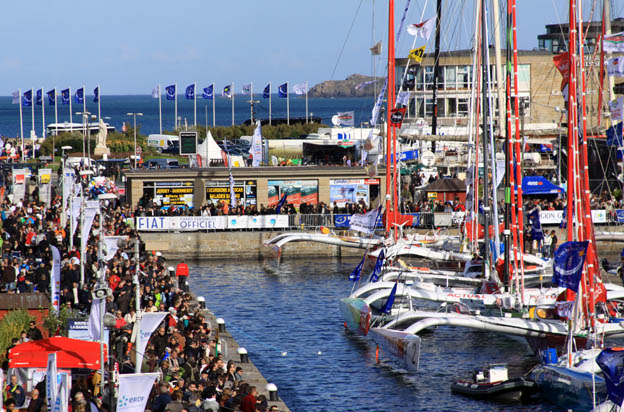Le 25 octobre 2022, le village de la course ouvrira ses portes et deux semaines durant, le cœur de Saint-Malo battra au rythme de La Route du Rhum – Destination Guadeloupe - © David Raynal