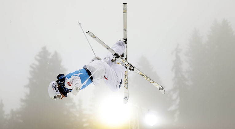 Perrine Laffont en piste pour le Globe ! © Alexis Boichard/Agence Zoom