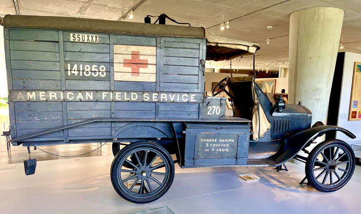 Ford T américaine pour le transport des blessés français - © Marie Lincourt