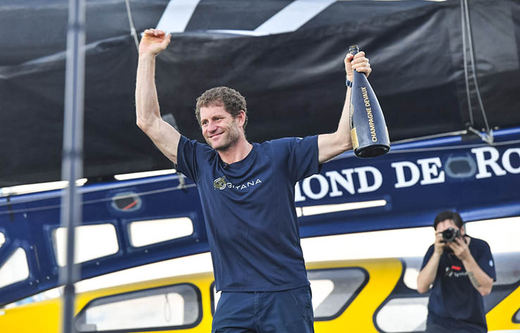 Mercredi 16 novembre à 5h02 locale, Charles Caudrelier bat le record de l’épreuve - © Arnaud Pilpré Mercredi 16 novembre à 5h02 locale, Charles Caudrelier bat le record de l’épreuve - © Arnaud Pilpré