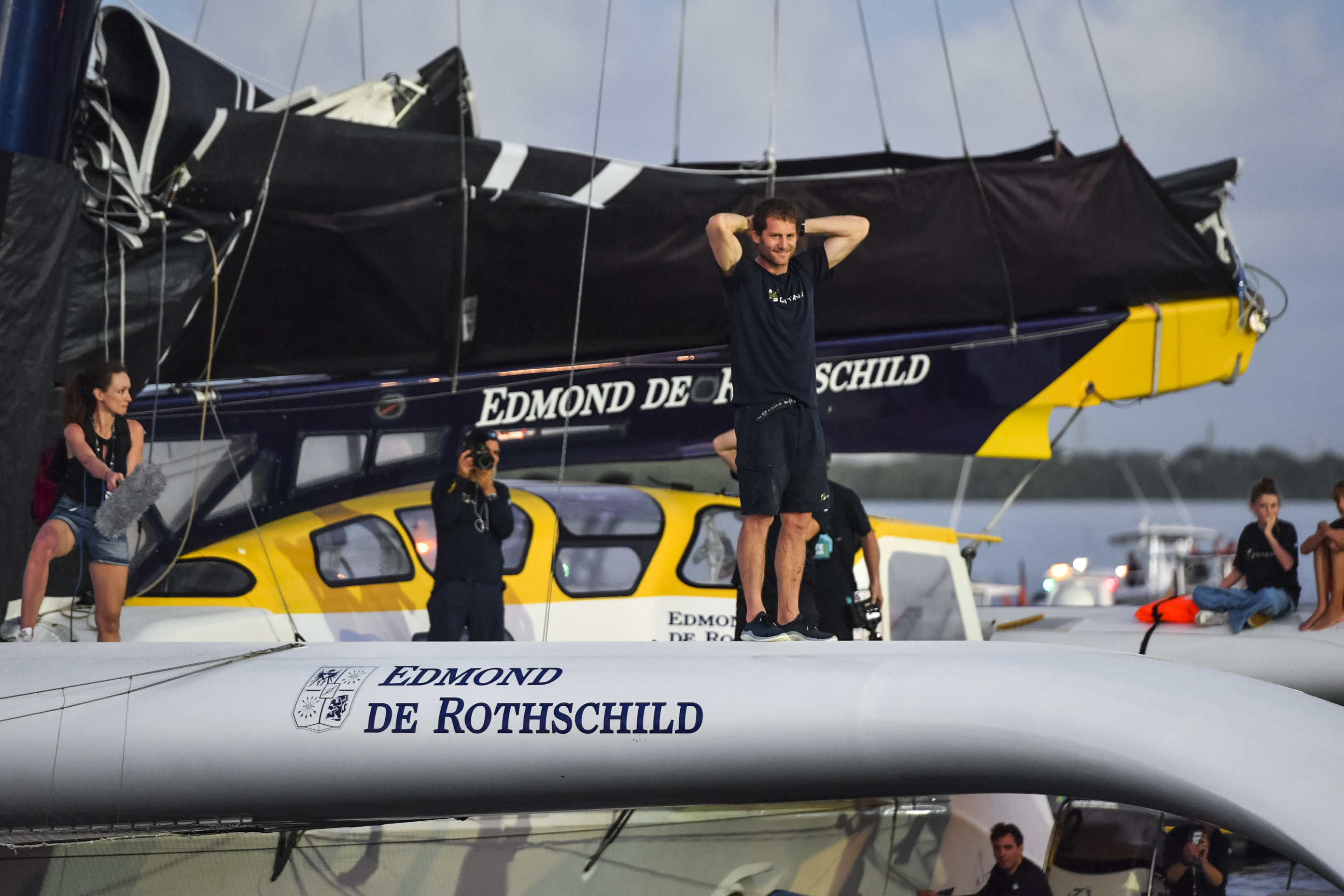 Le vainqueur de la 12e Route du Rhum - Destination Guadeloupe, Charles Caudrelier - © Arnaud Pilpré