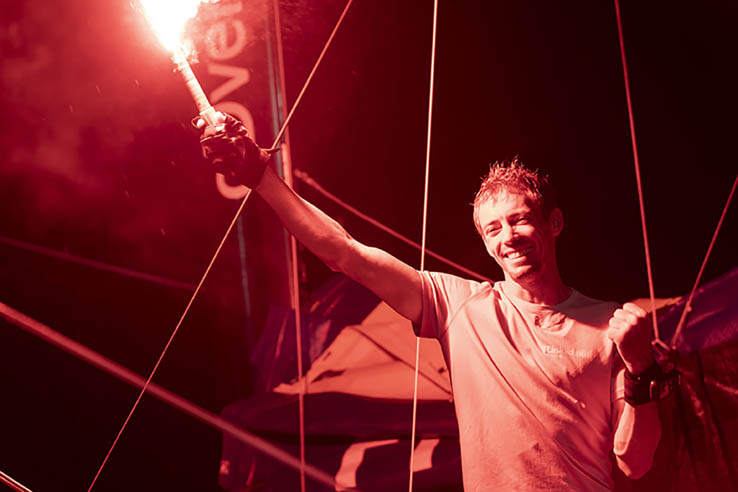 Thomas Ruyant vainqueur de la catégorie IMOCA - © Alexis Courcoux Thomas Ruyant vainqueur de la catégorie IMOCA - © Alexis Courcoux