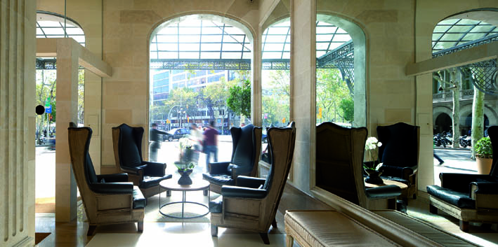 Le lobby - © Majestic Hotel & Spa Barcelona