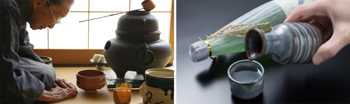 Thé et saké sont les 2 boissons emblématiques du Japon - © JNTO