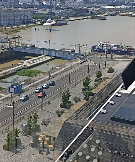 Les bassins à flots vus du Belvédère - © Hubert Gouleret Les bassins à flots vus du Belvédère - © Hubert Gouleret