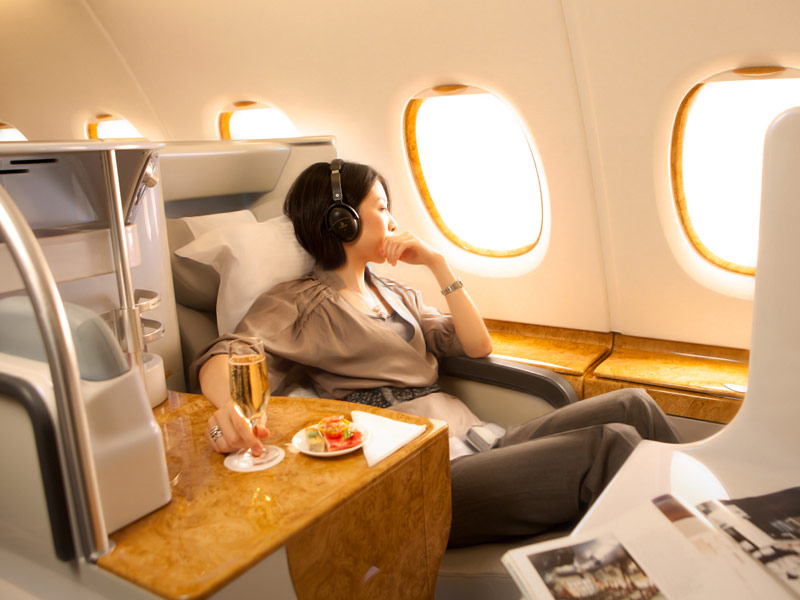 Confort eyt détente à bord - © Emirates