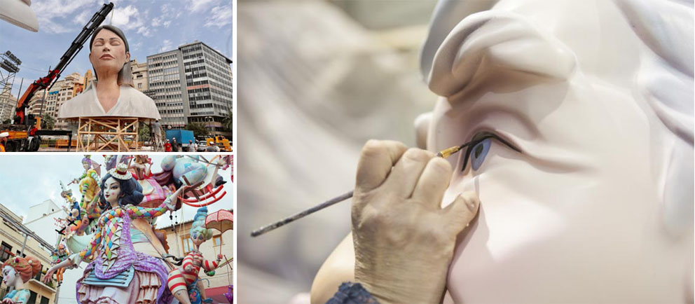 Les Fallas sont de véritables œuvres - © Vist Valencia Les Fallas sont de véritables œuvres - © Vist Valencia