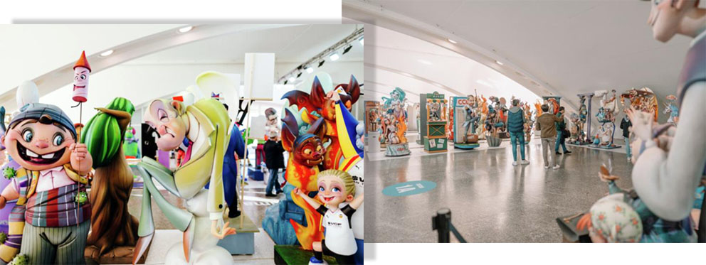 Collection de Ninots au Musée des Fallas - © Vist Valencia Collection de Ninots au Musée des Fallas - © Vist Valencia