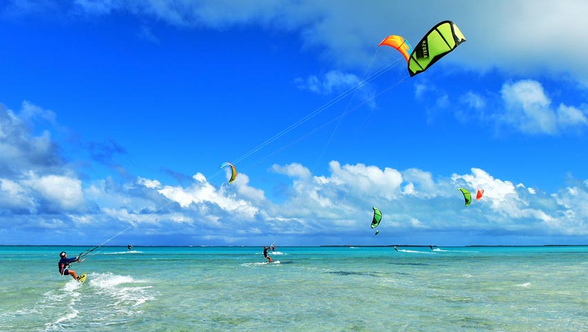 Spot de kitesurf / Anse Mourouk  - © Joey Nicles Modeste