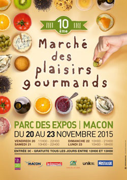 Les fins gourmets iront au Marché des plaisirs gourmands de Macon 