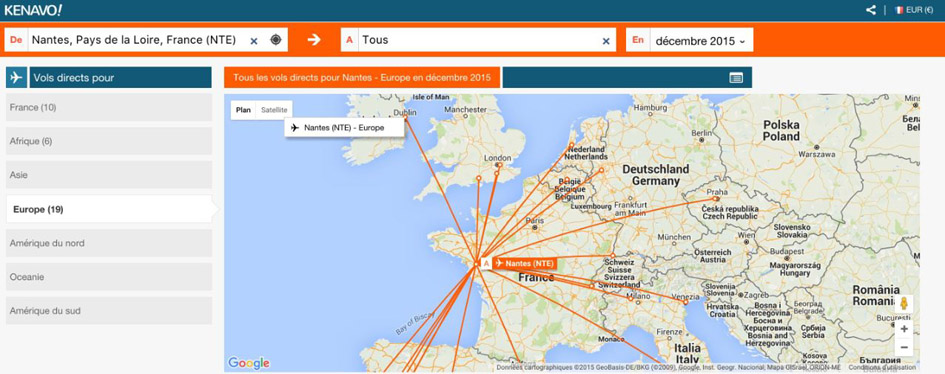 Kenavo ! trouve votre destination en moins d’une seconde