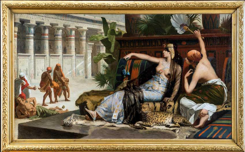 « Cléopâtre essayant des poisons sur des condamnés à mort »  1883 – par Alexandre Cabanel - © Galerie Michel Descours/ Didier Michalet