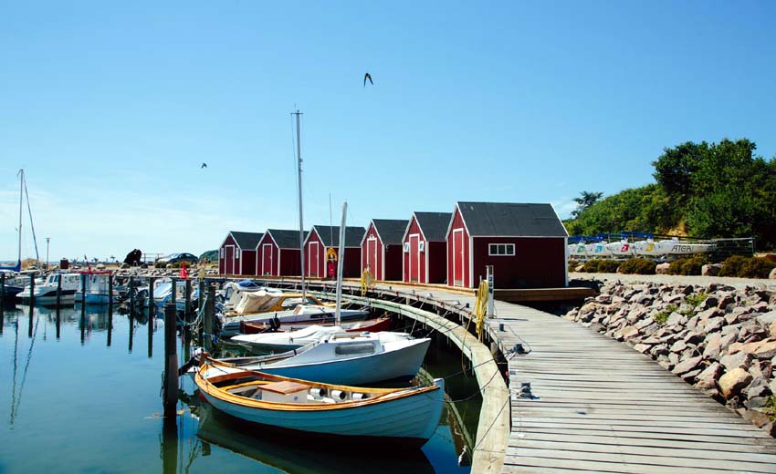 Petit port sur l’île de Tåsinge, au sud de la Fionie - © Michael Fiukowski et Sarah Moritz