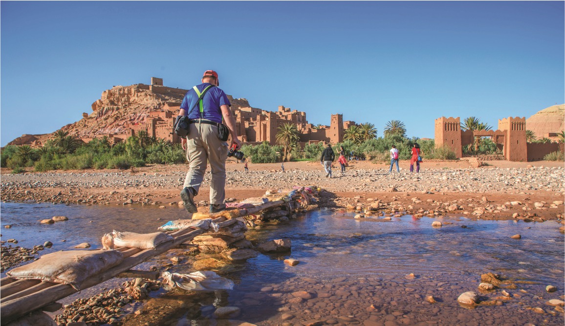 En direction du Ksar Aït Ben Haddou - © CPT Ouarzazate