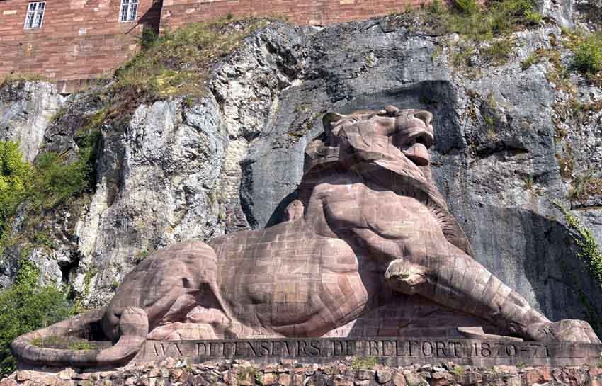Le Lion de Belfort, sculpture monumentale par Frédéric-Auguste Bartholdi - © Catherine Monbreault