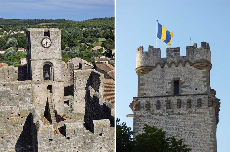 Saint-Laurent-des-Arbres et son donjon - © OT Provence Occitane