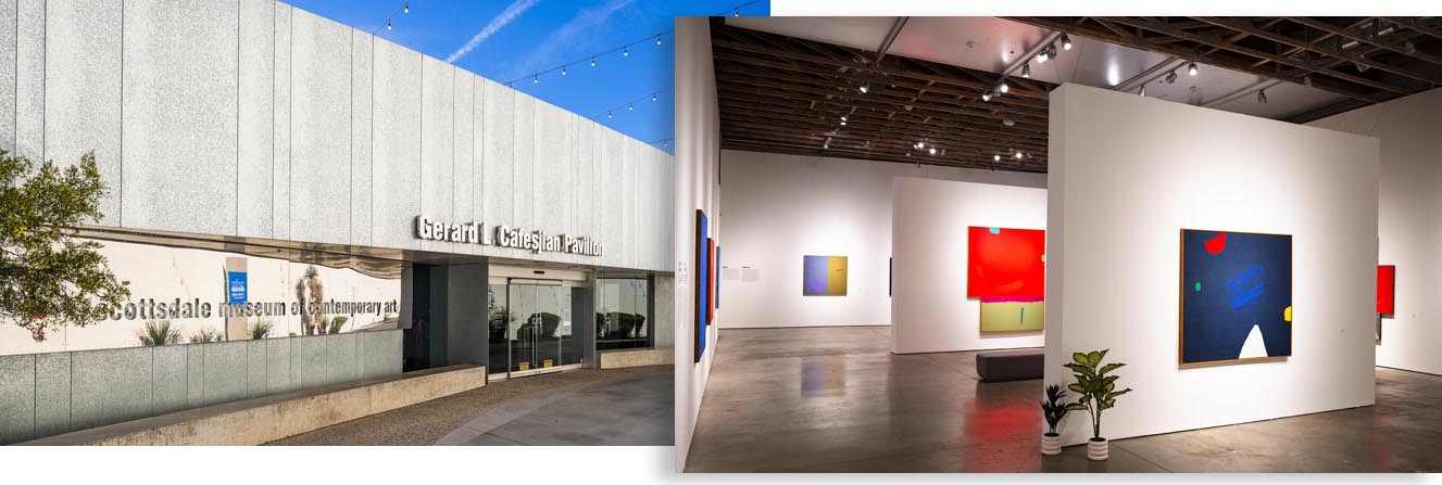 Musée d'art contemporain de Scottsdale, situé au Scottsdale Civic Center, dans la vieille ville - ©Jordan Banks/JRNY Magazine for Experience Scottsdale. Musée d'art contemporain de Scottsdale, situé au Scottsdale Civic Center, dans la vieille ville - ©Jordan Banks/JRNY Magazine for Experience Scottsdale.
