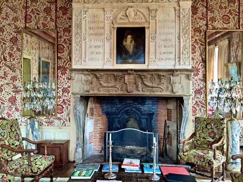 Salon dans le château de la Bourdaisière - © Catherine Gary