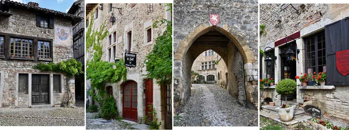 Les ruelles de la cité médiévale - © F. Bereziat – Aintourisme