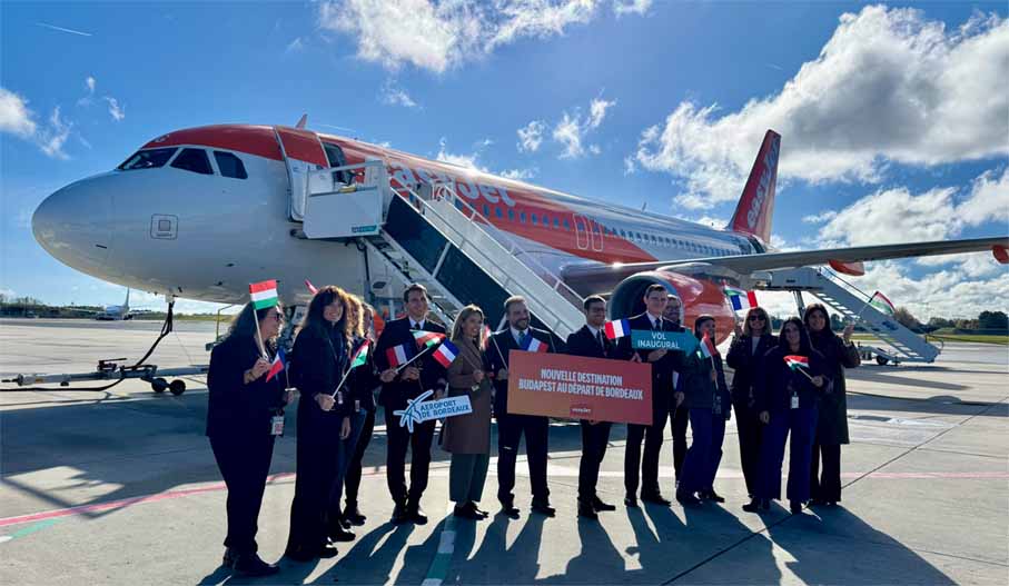 Inauguration de la ligne Bordeaux-Budapest - © Easyjet