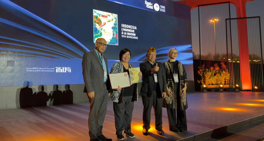 "L’Indonésie à la maison" remporte deux prix aux Gourmand Awards 2025 à Riyad