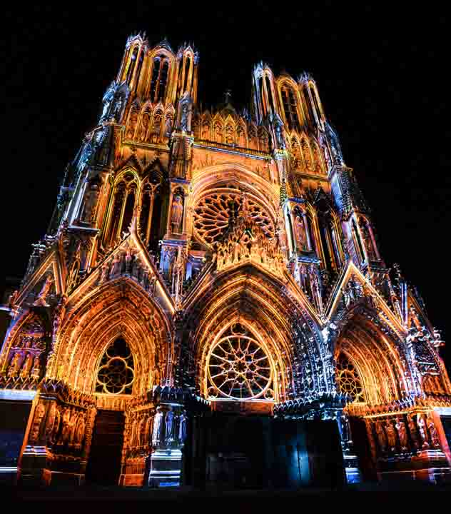 La cathédrale Notre-Dame de Reims - © Cyrille Beudot-Office de tourisme du Grand Reims