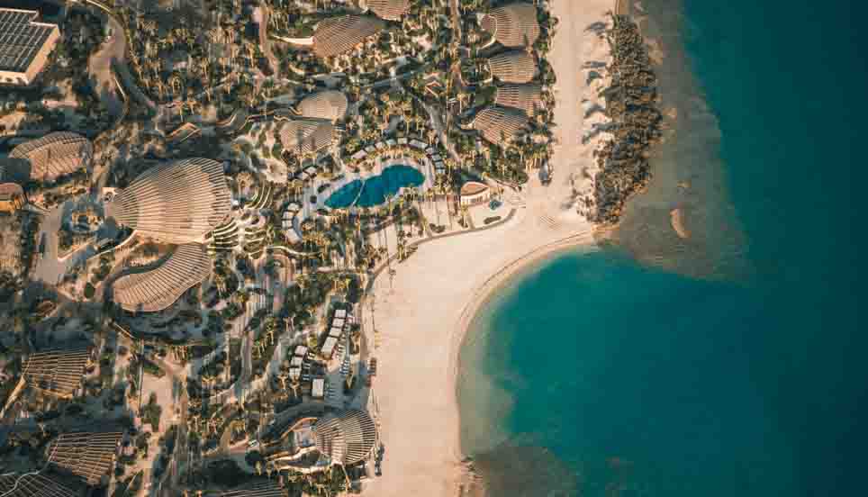 Shura Island,Resort Edition et quelques unes  des 240 chambres élégamment conçues - © The Red Sea