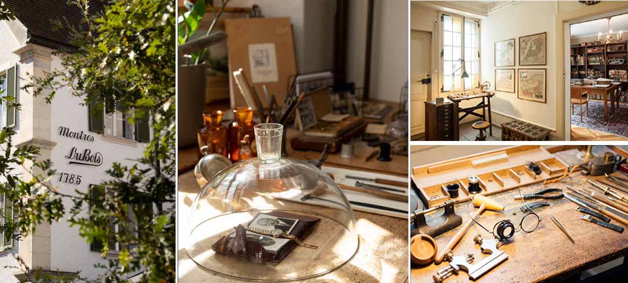 Anciens postes de travail des horlogers dans la Maison Dubois* - © Maison Dubois