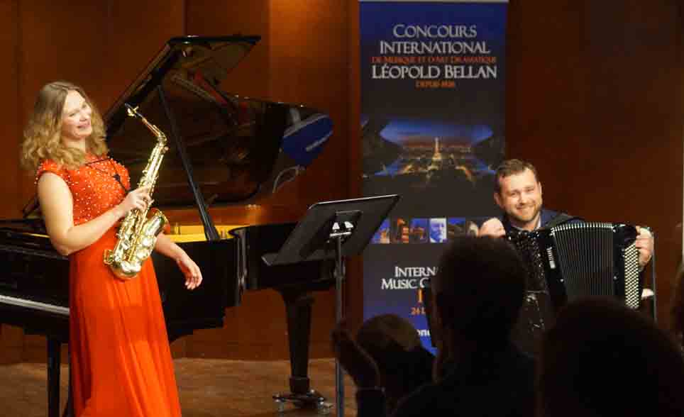 Duo Con Brio Ukraine Russie, Second Prix catégorie Musique de Chambre - © HB33