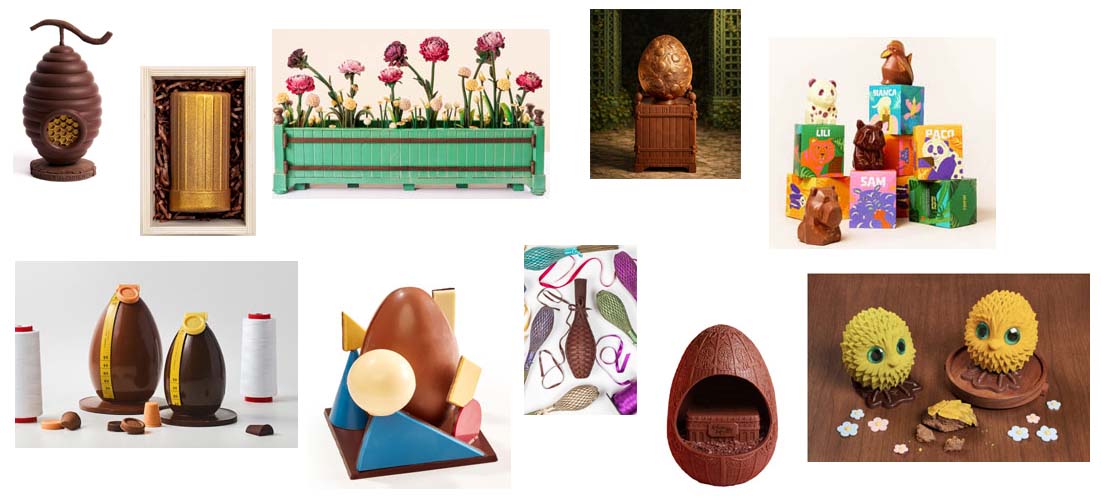 Au bonheur des créations chocolatées de Pâques