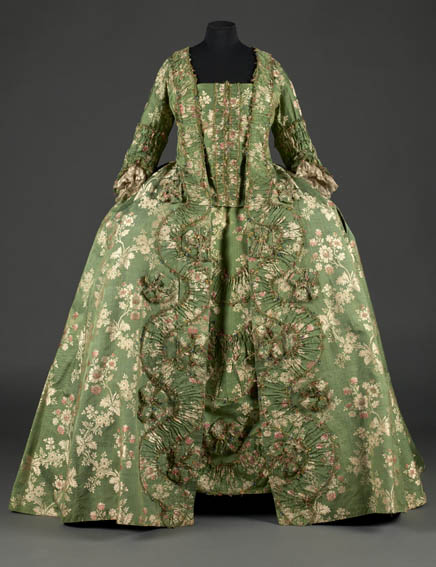 Robe à la française, vers 1755-1765 - Palais Galliera - Paris Musées
