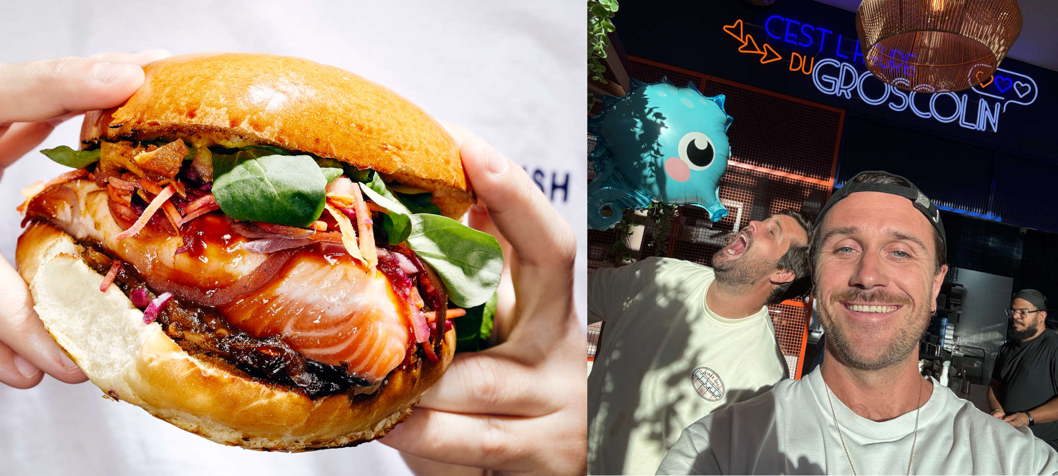 Burger Ecossais - @ Romain ----- Antony et Alex, créateurs de la marque Père & Fish