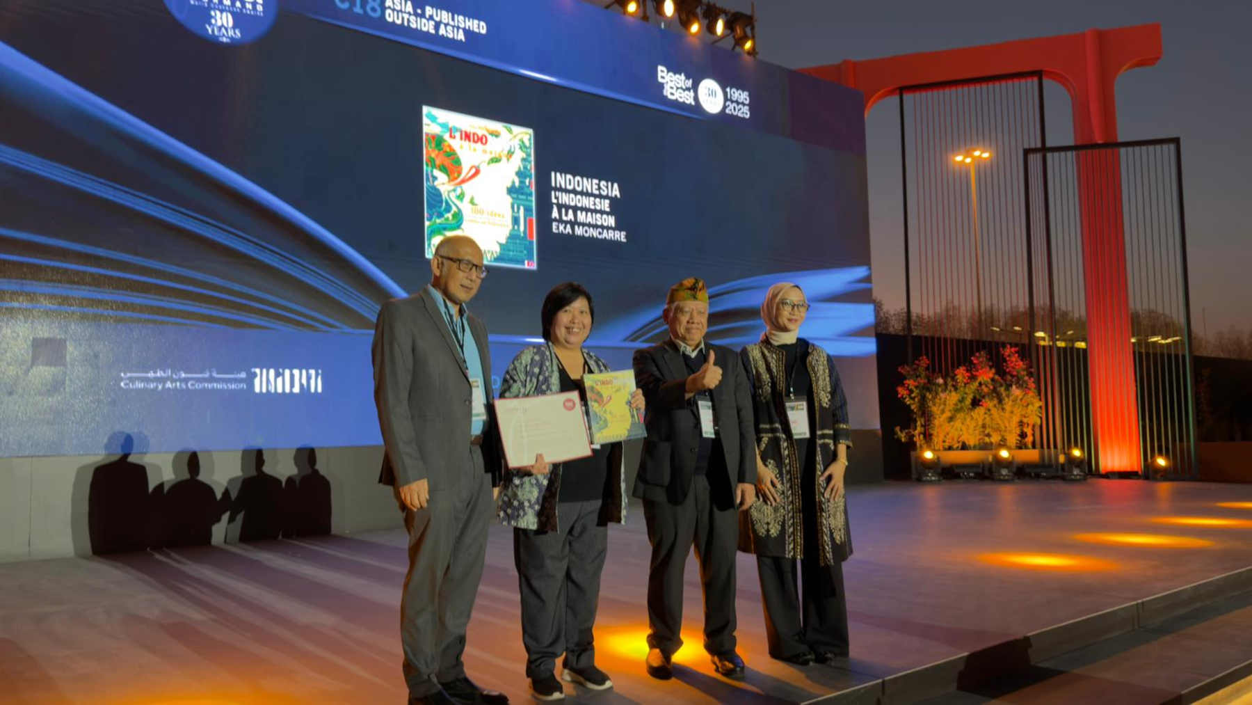Eka Moncarré remporte le prix du meilleur livre de cuisine aux Gourmand Awards International 2025 - © DR