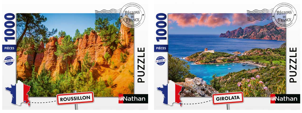 Voyages ludiques avec les puzzles «  Régions de France » de Ravensburger