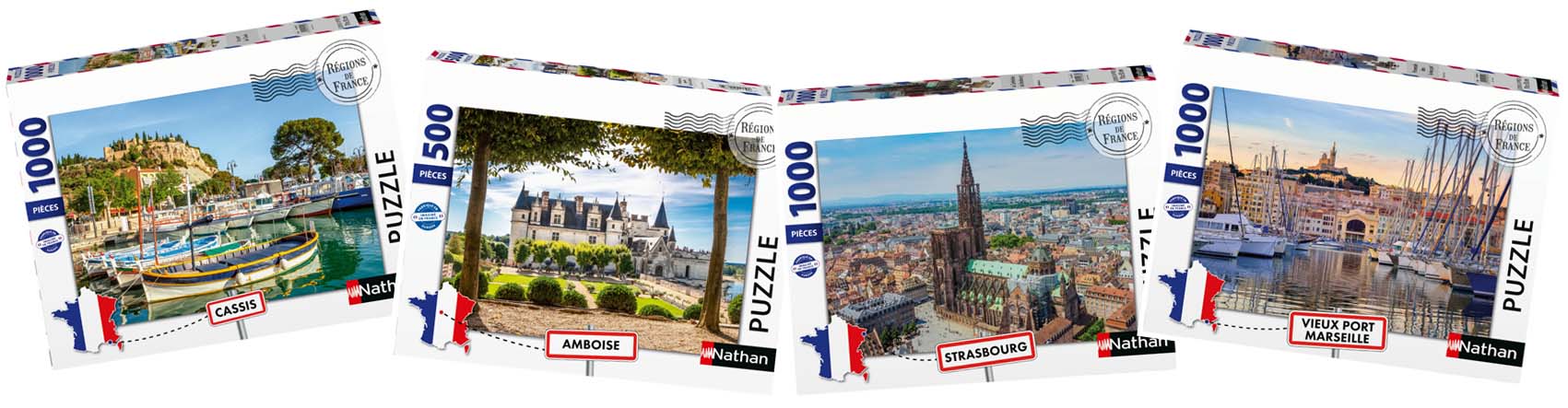 Voyages ludiques avec les puzzles «  Régions de France » de Ravensburger
