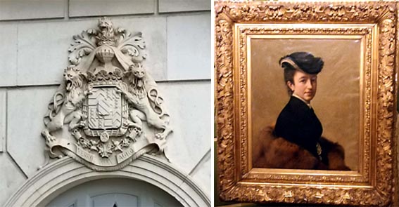 Amoiries de la Maison de Crussol et portrait de la Duchesse Anne de Rochechouart de Mortemart - © Hubert Gouleret