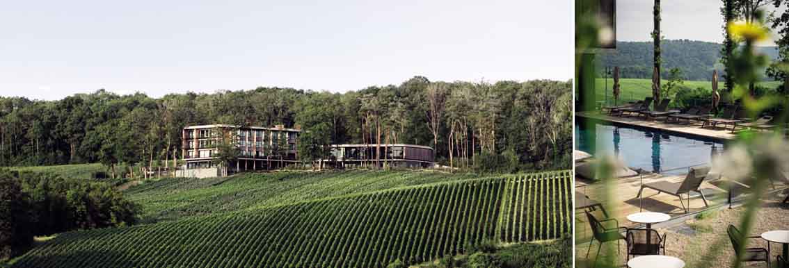 Loisium Wine & Spa Hôtel Champagne - © Werner Streitfelder ------  Loisium Spa - © Sarah Aubel/Suzanne Agency